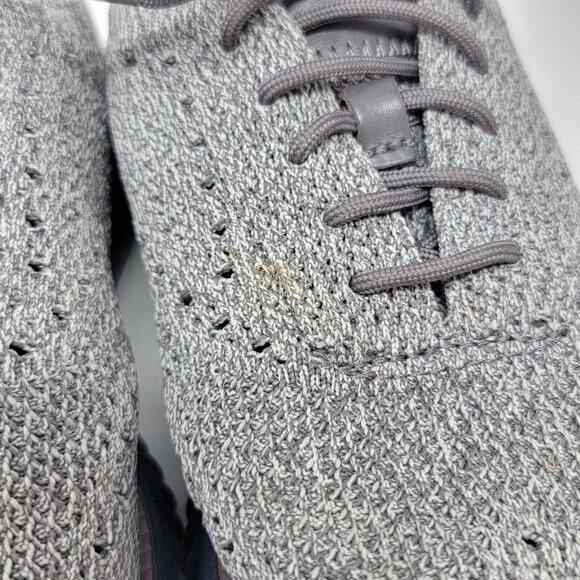 Cole Haan 2.Zerogrand Stitchlite Oxford Gray Shoes Men's 8.5‎ - Picture 5 of 8